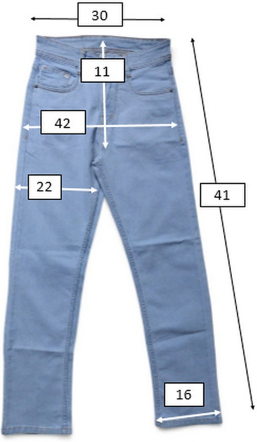 Image of KTKC Relaxed Fit Men Blue Jeans