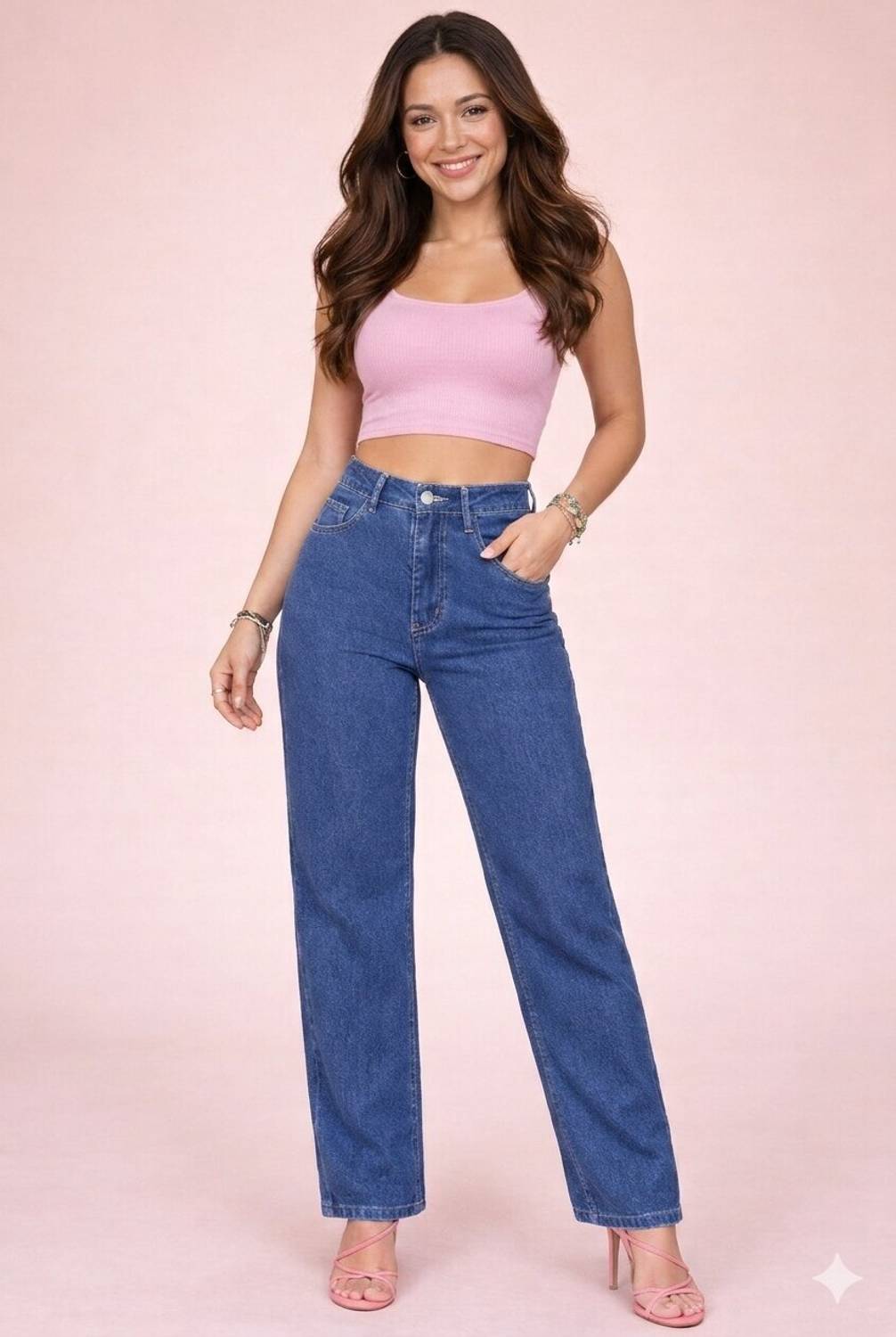 AngelFab Regular Women Blue Jeans