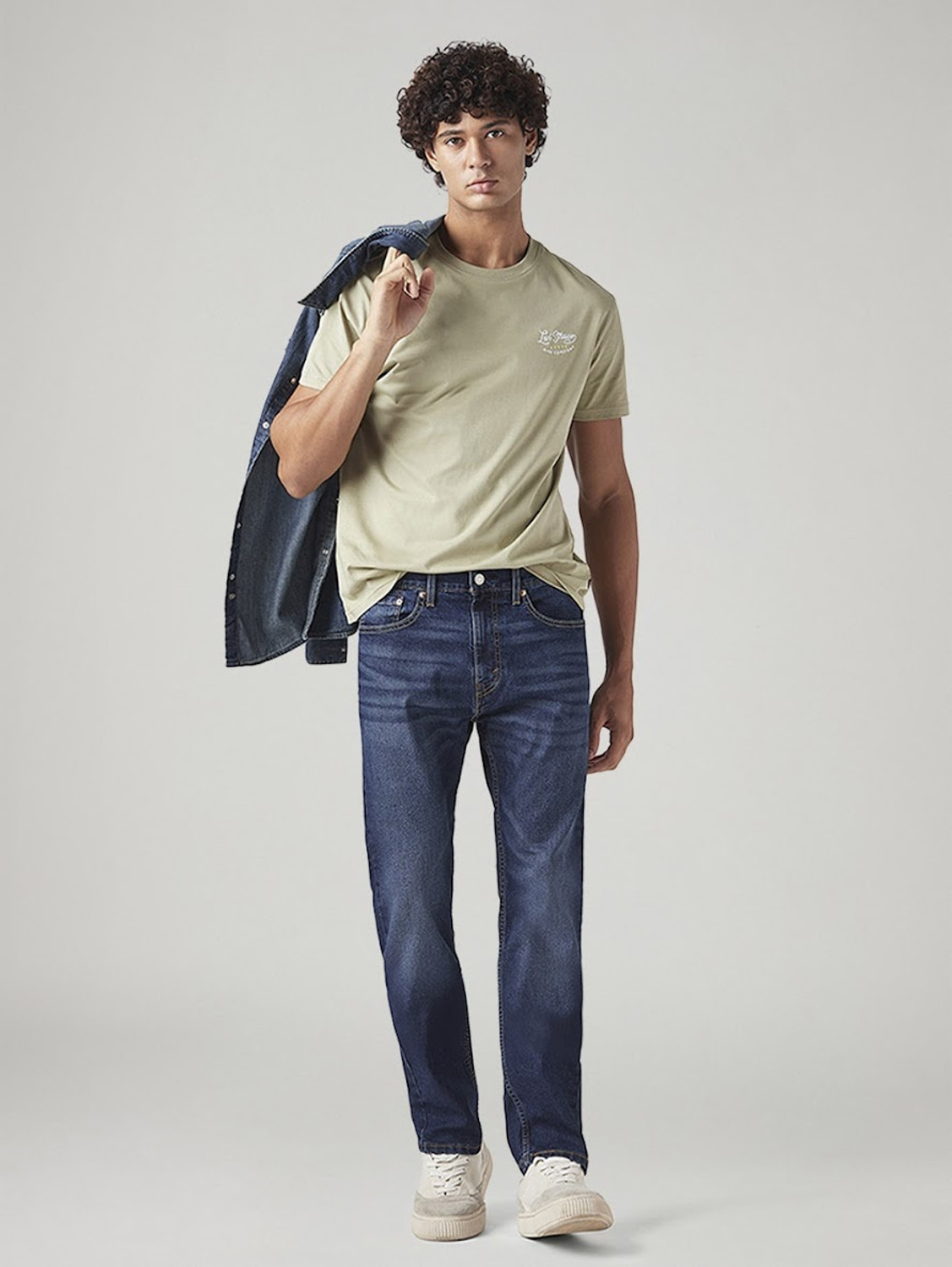 Image of LEVI'S Straight Fit Men Blue Jeans