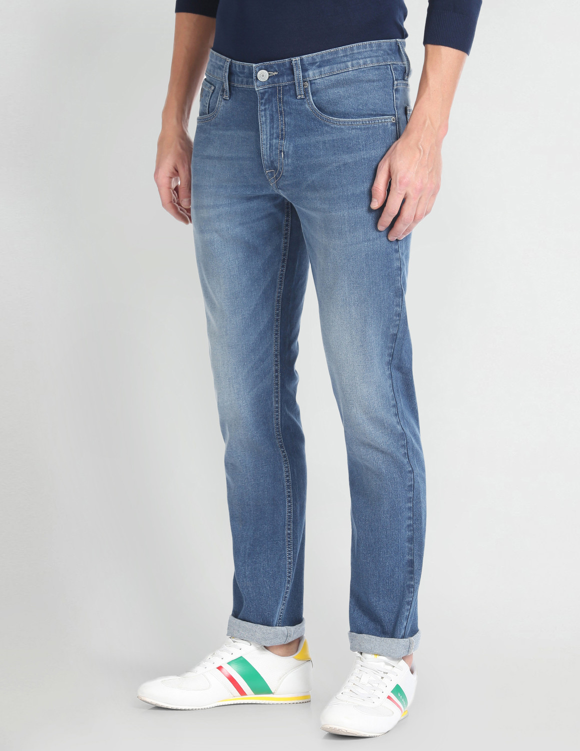 Image of U.S. POLO ASSN. Skinny Men Blue Jeans