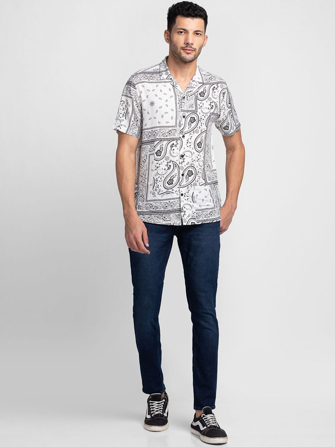 Image of Spykar Slim Men Blue Jeans