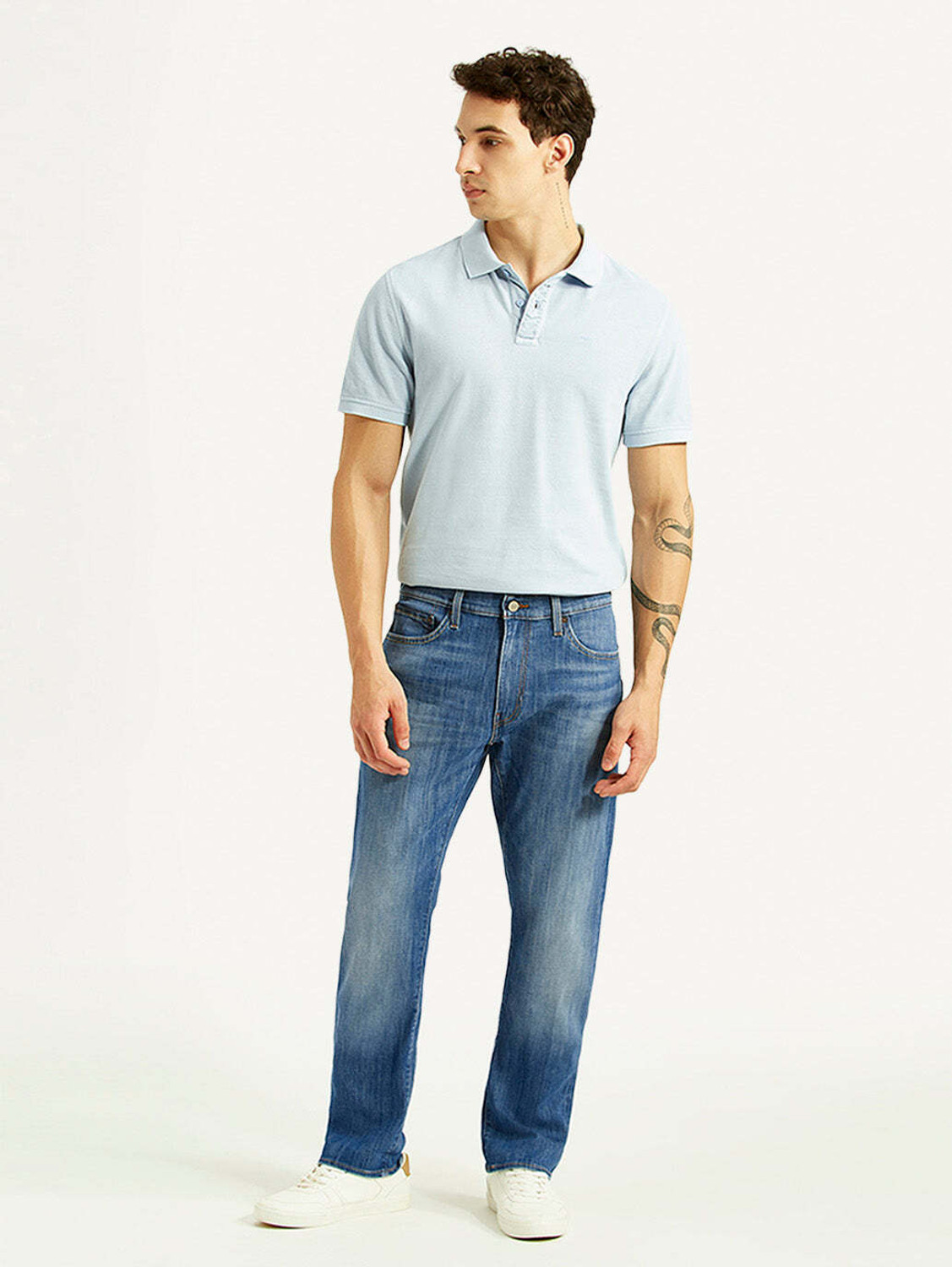 Image of LEVI'S Tapered Fit Men Blue Jeans