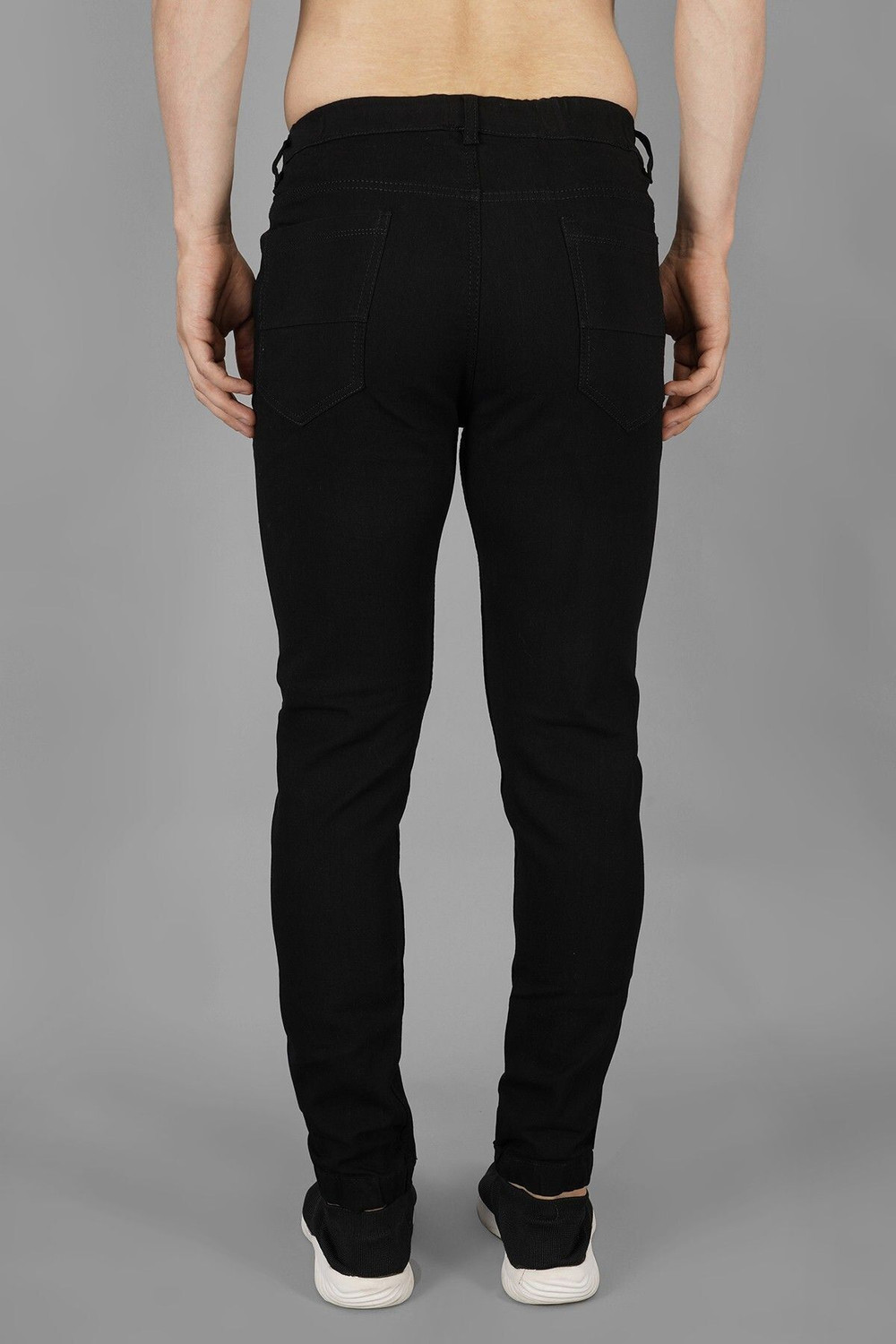 Image of NIVASU Jogger Fit Men Black Jeans