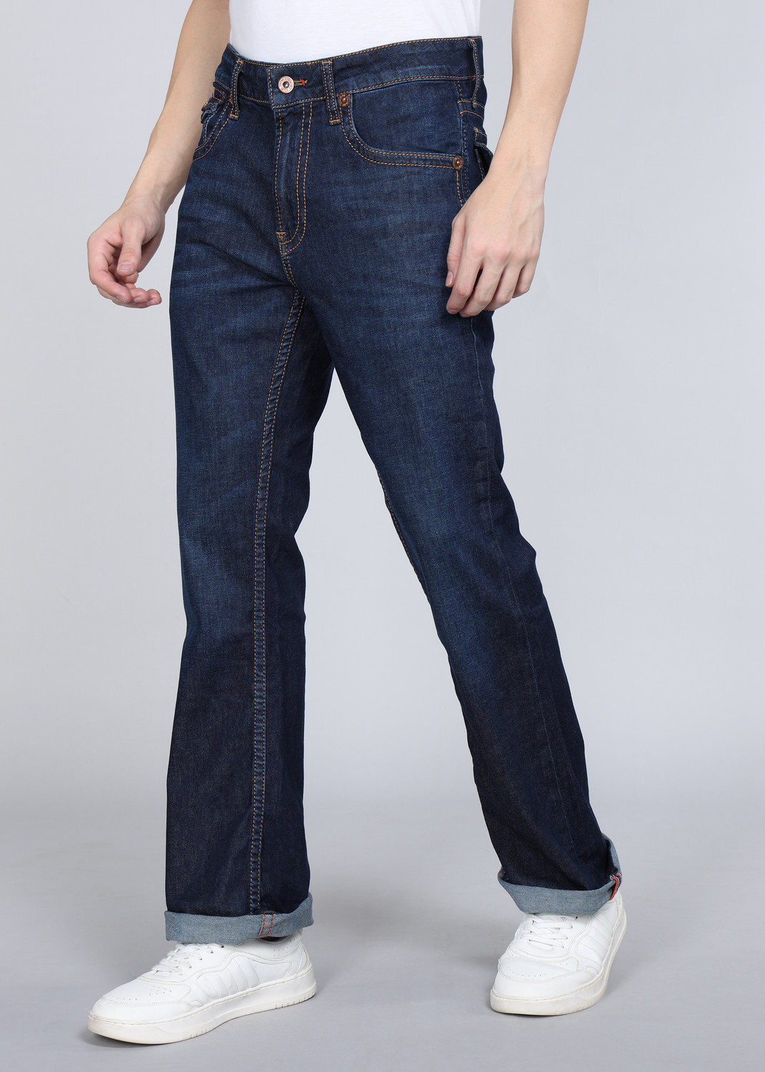 Image of KILLER Regular Men Dark Blue Jeans