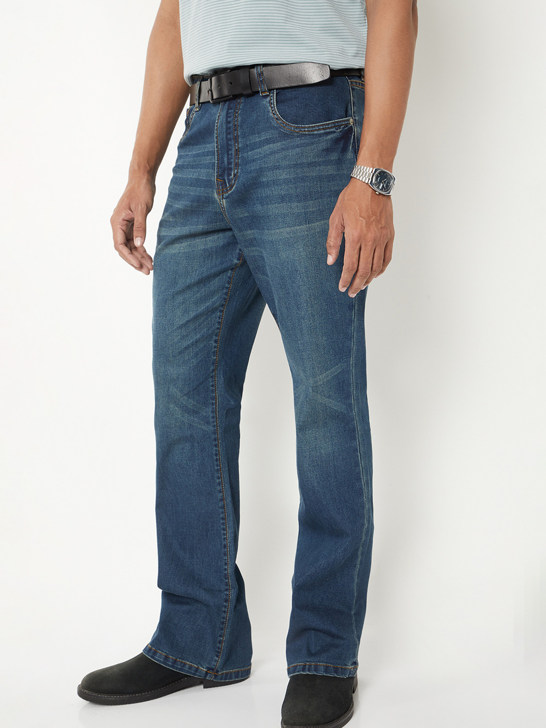 Image of MAX Regular Men Blue Jeans