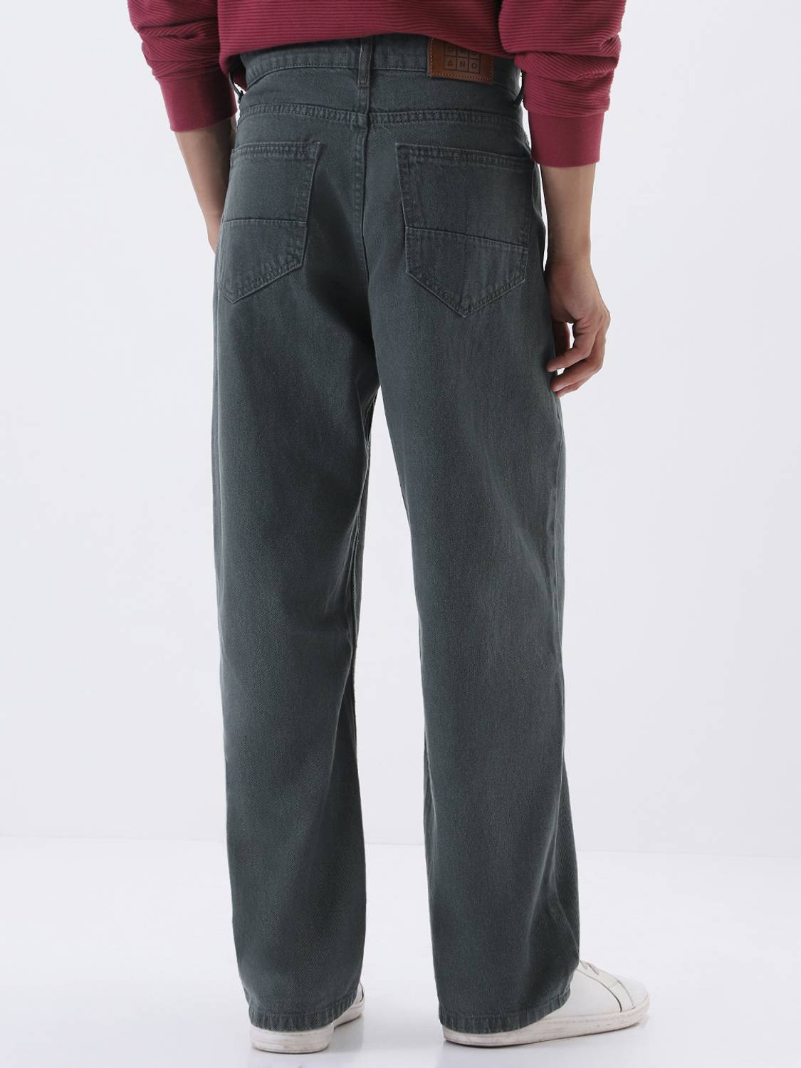 Urbano Fashion Loose Fit Men Grey Jeans - Image 3