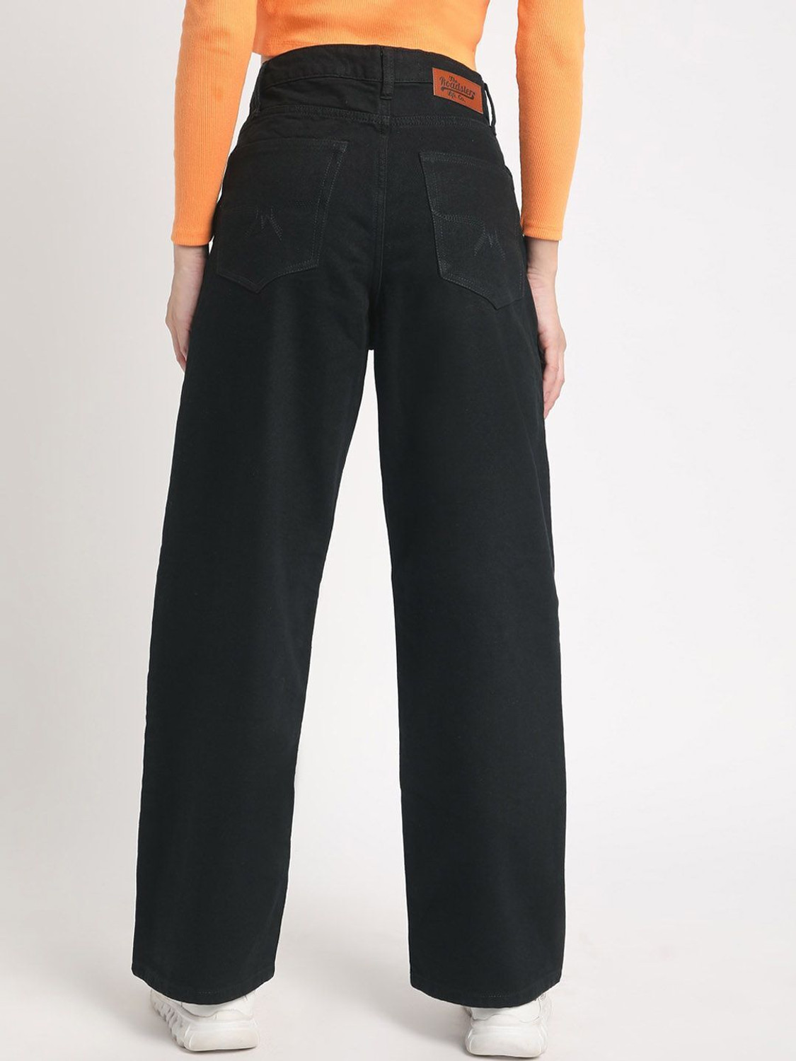 Image of Roadster Relaxed Fit Women Black Jeans