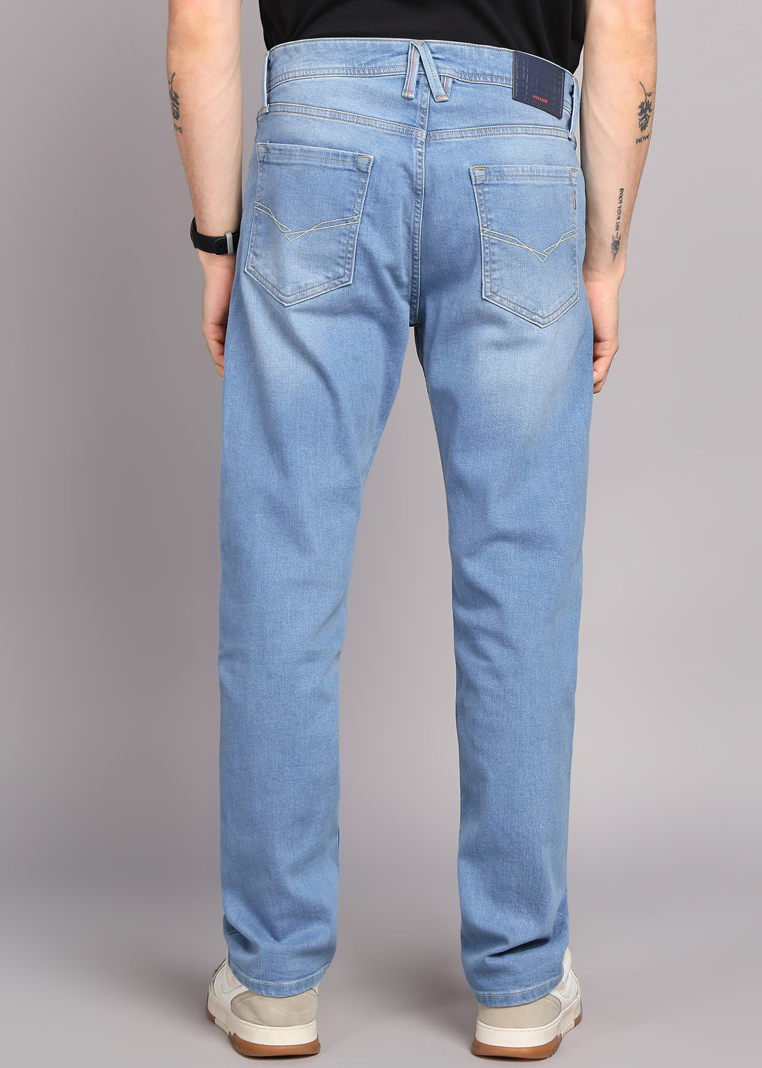Image of KILLER Straight Fit Men Blue Jeans
