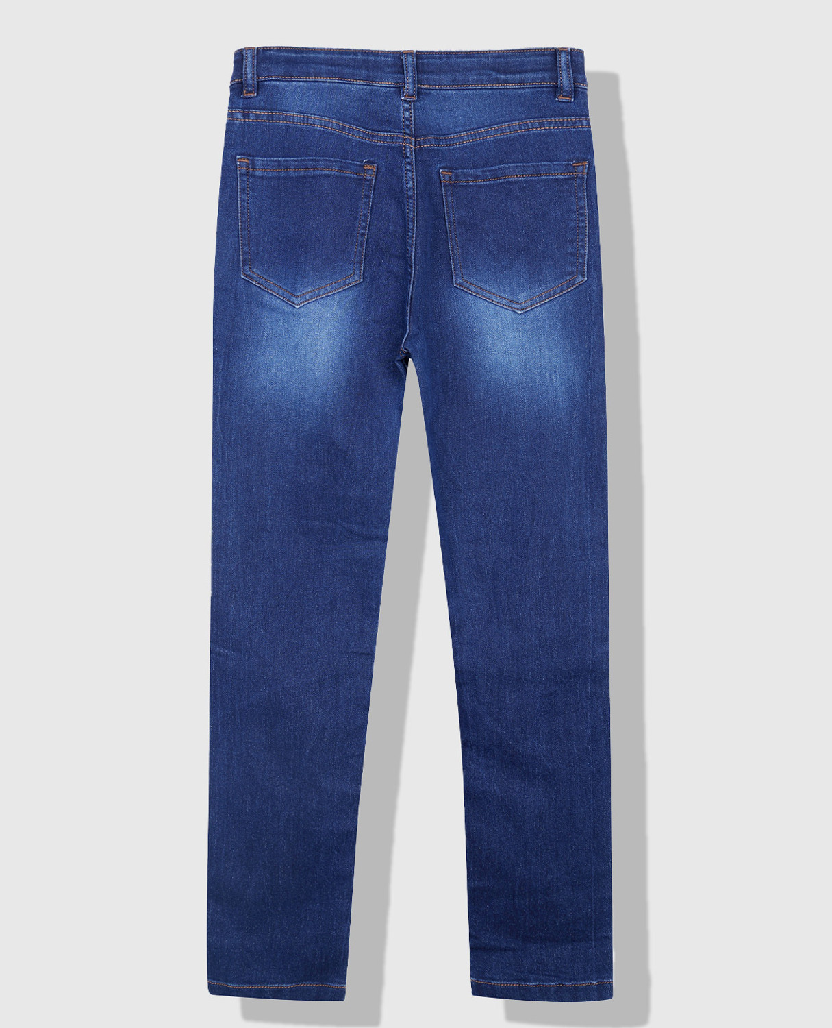 Image of Purple United Kids Boys Regular Mid Rise Blue Jeans