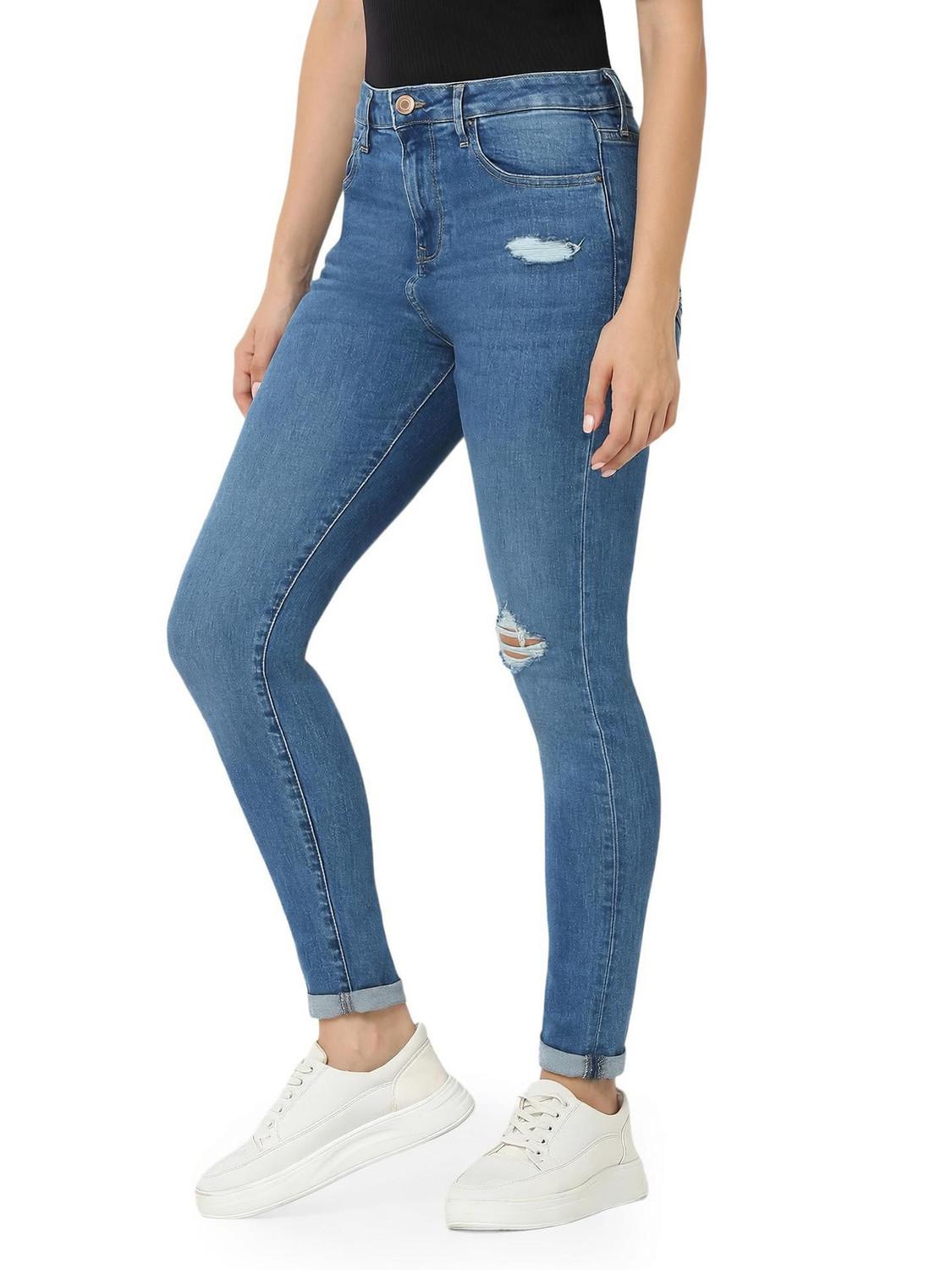 Image of Spykar Slim Women Blue Jeans
