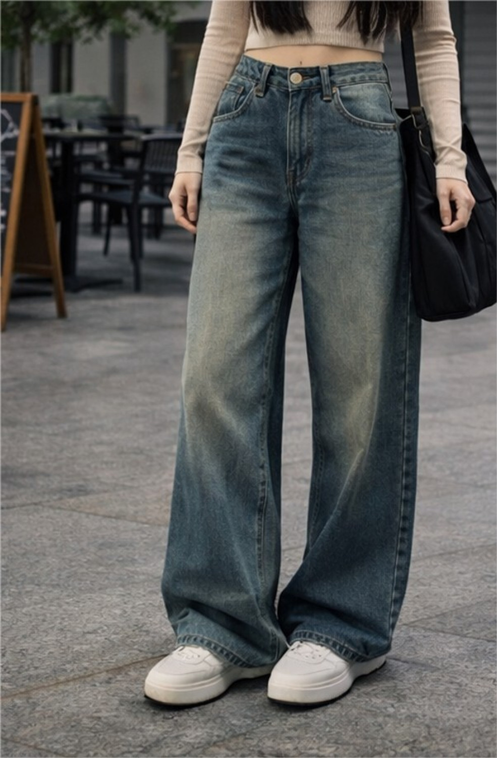 Image of BONDHILIK Straight Fit Women Green Jeans