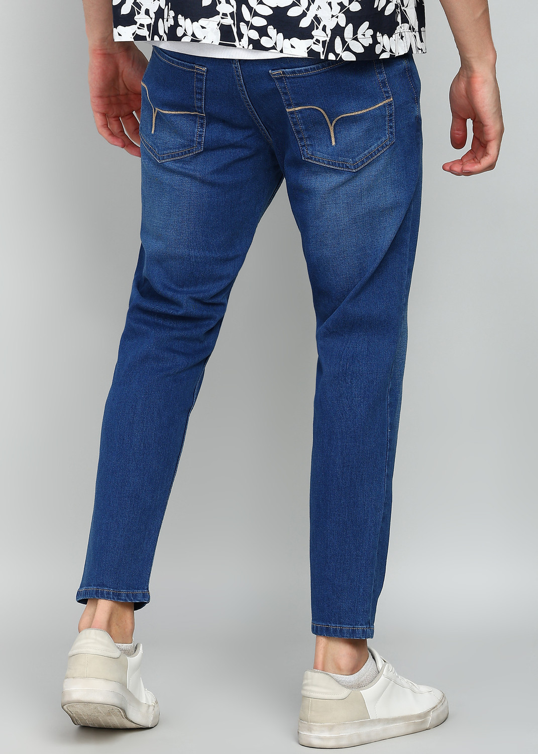 Image of FLYING MACHINE Slim Men Blue Jeans