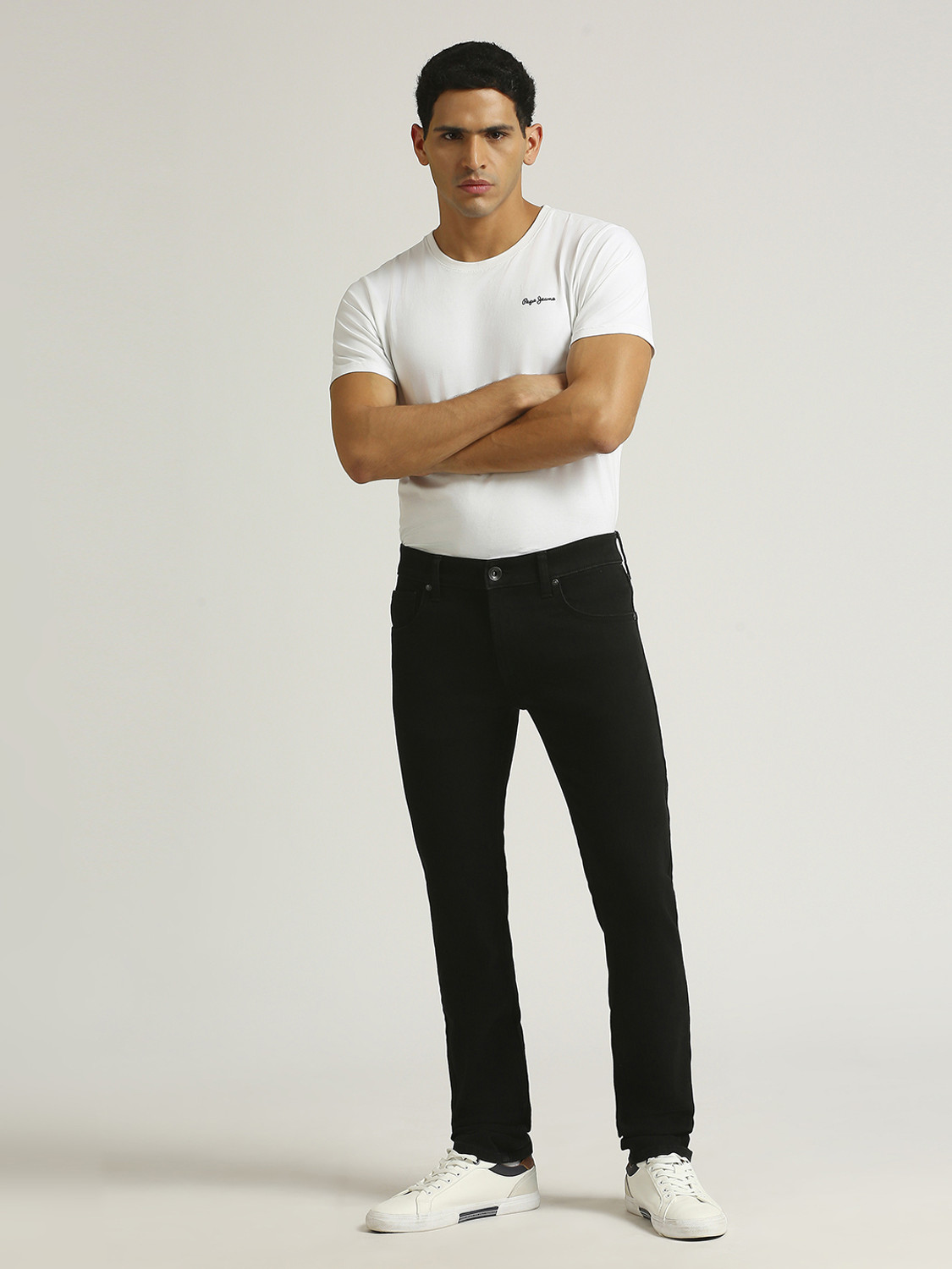 Image of Pepe Jeans Slim Men Black Jeans