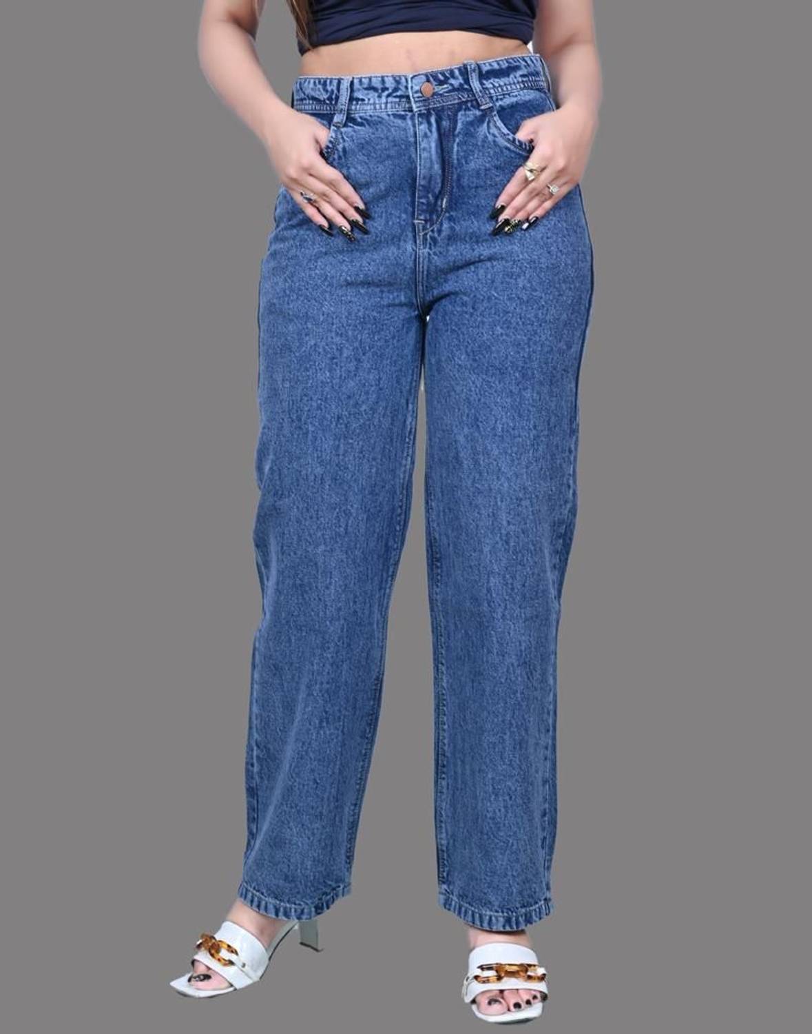 Addiction Straight Fit Women Blue Jeans
