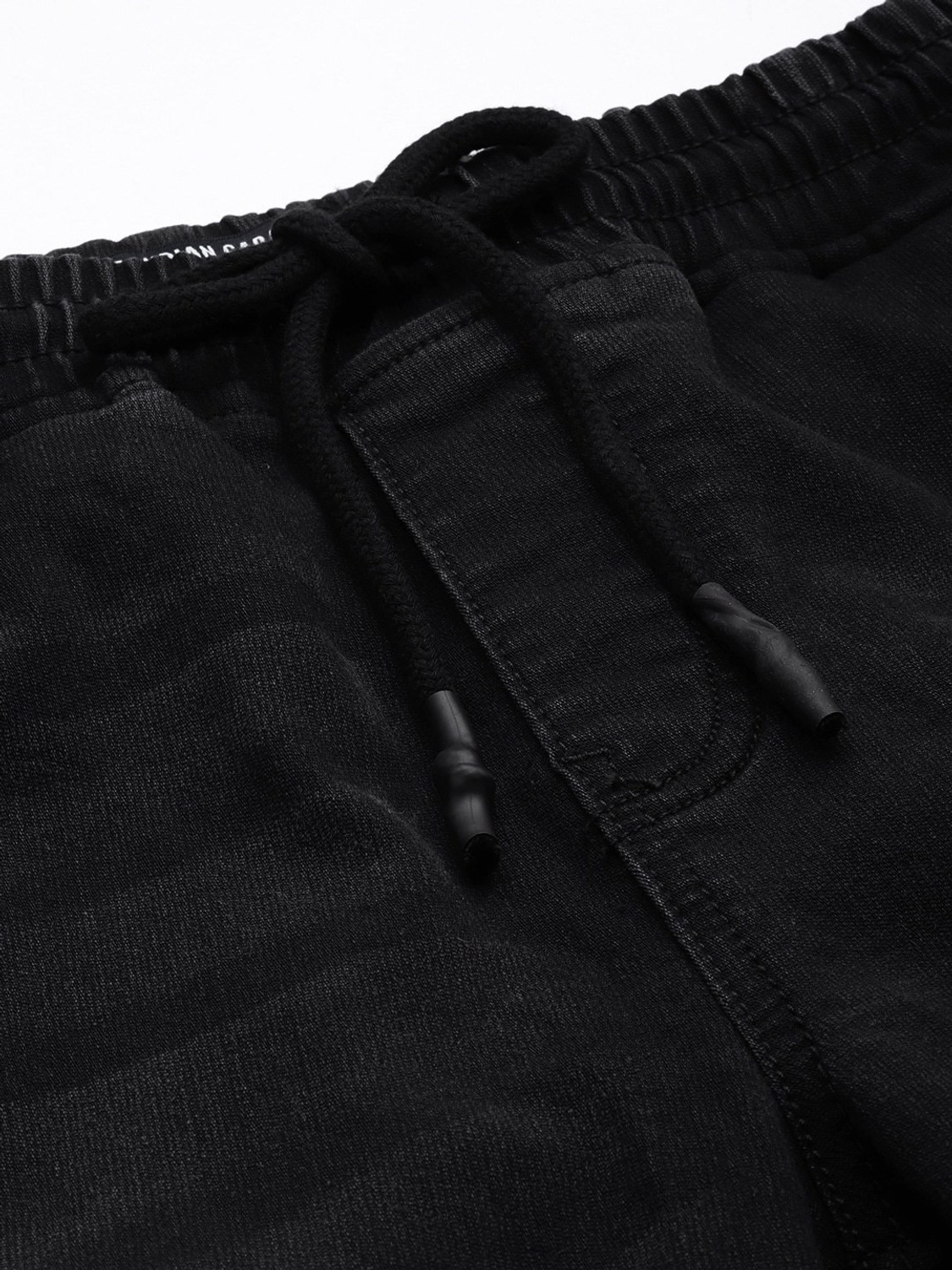 Image of The Indian Garage Co. Slim Men Black Jeans