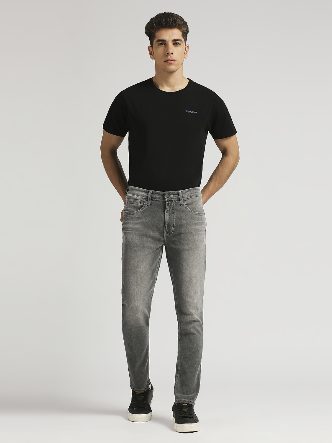 Image of Pepe Jeans Skinny Men Grey Jeans