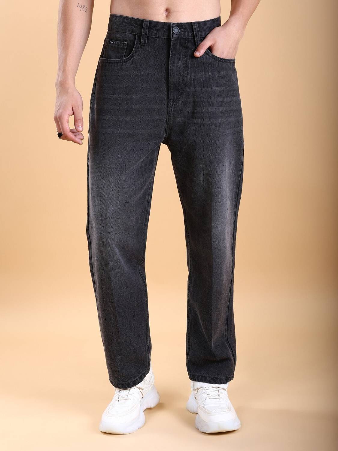GARTEEN Straight Fit Men Grey Jeans