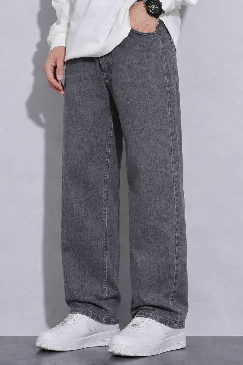 DENIM4MEN Straight Fit Men Light Blue Jeans