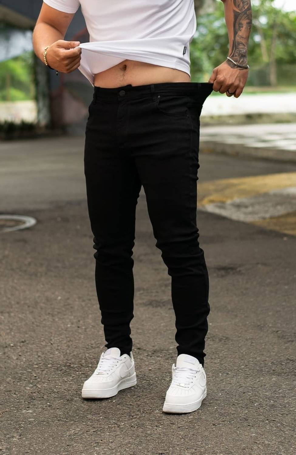 AIRCRAFTJEANS Regular Men Black Jeans - Image 3