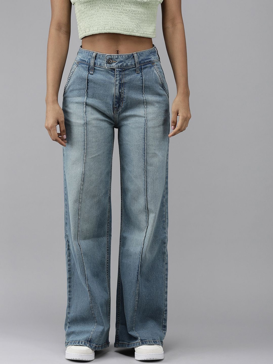 Image of Roadster Loose Fit Women Blue Jeans
