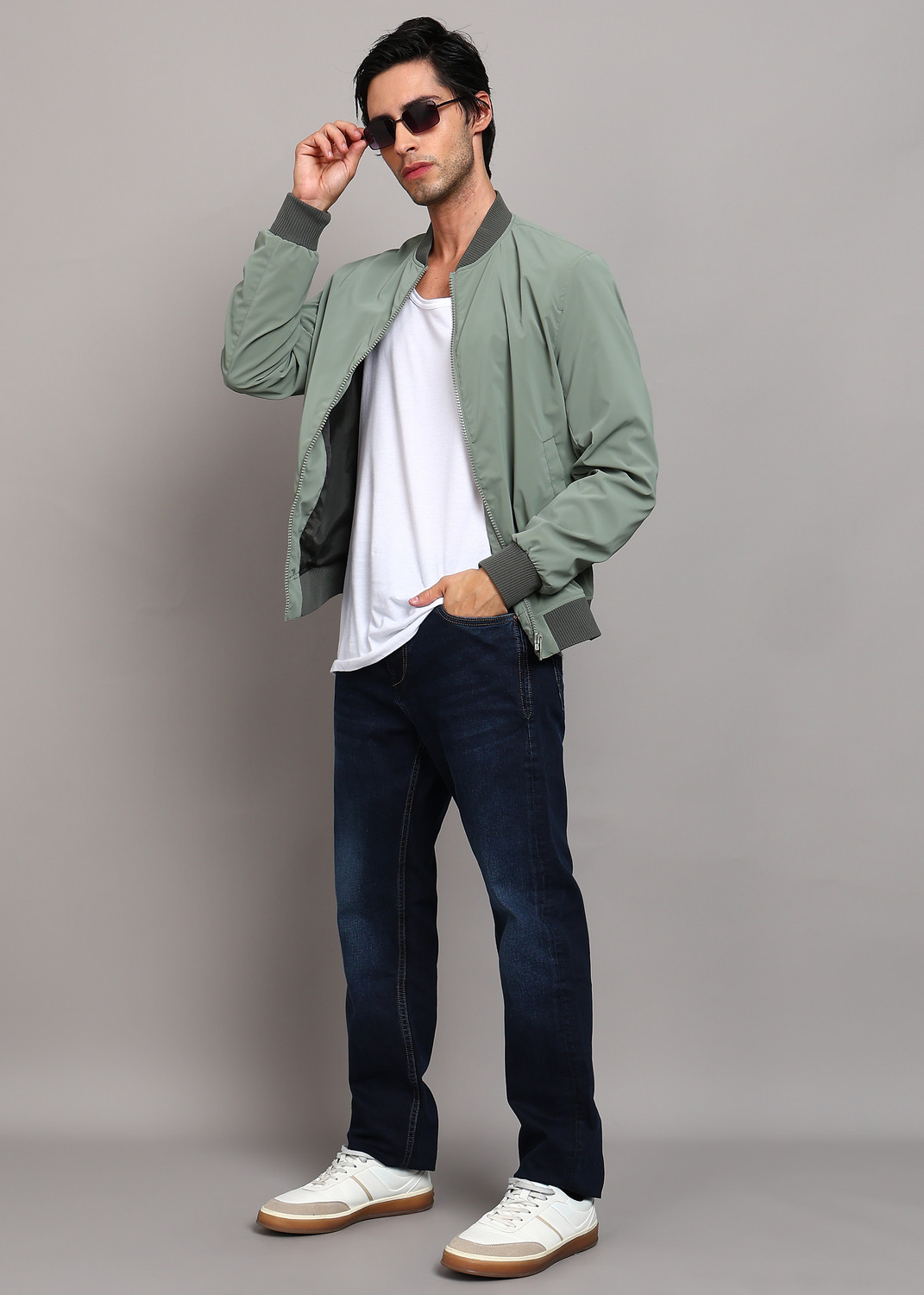 Image of KILLER Men Straight Fit Mid Rise Blue Jeans