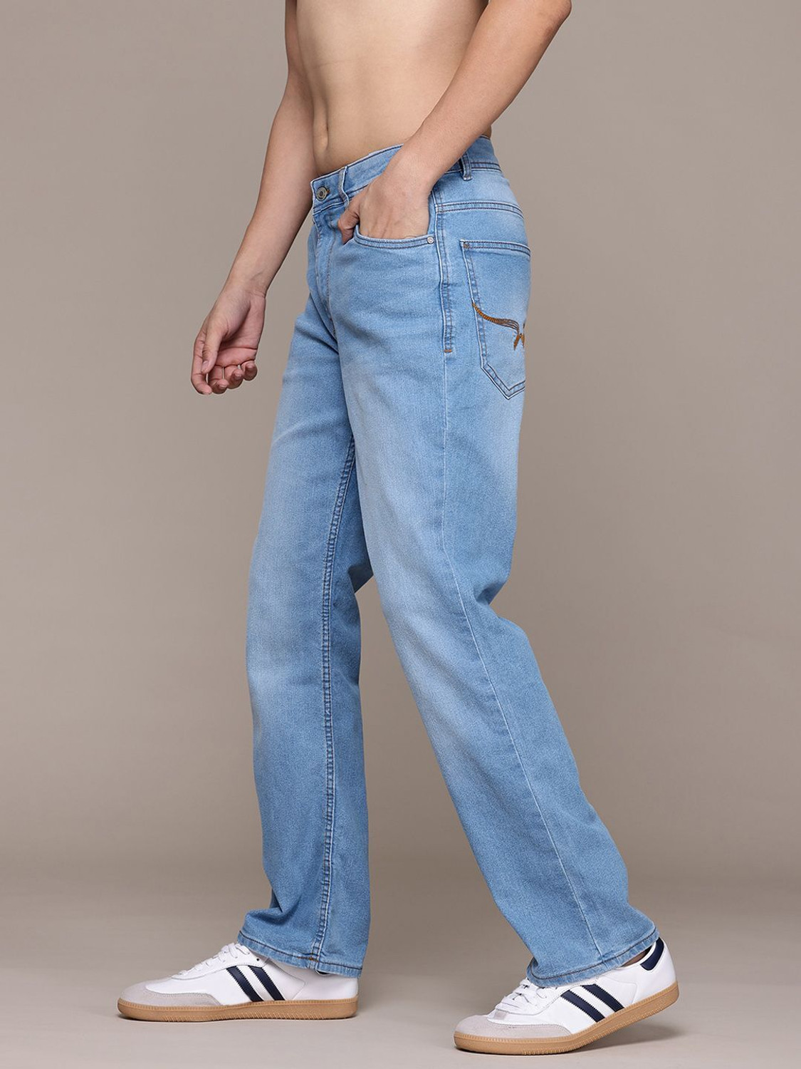 Image of Roadster Boot-Leg Men Blue Jeans