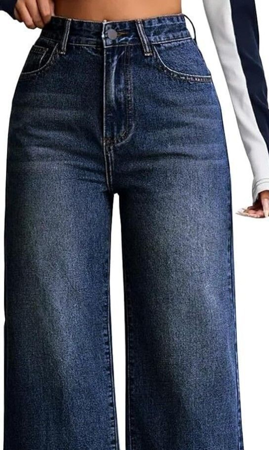 Image of Crezelle Loose Fit Women Blue Jeans