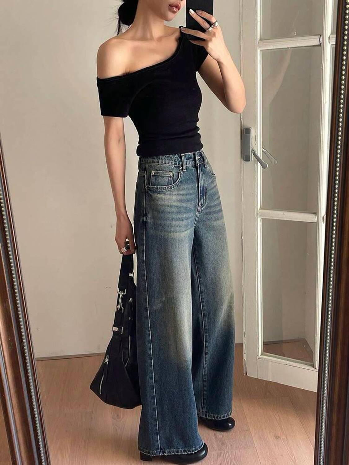 HUNTER & HAYES Loose Fit Women Blue Jeans - Image 3