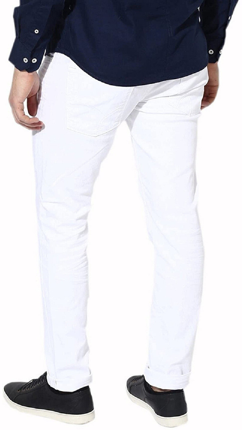 Image of Kimi Regular Men White Jeans