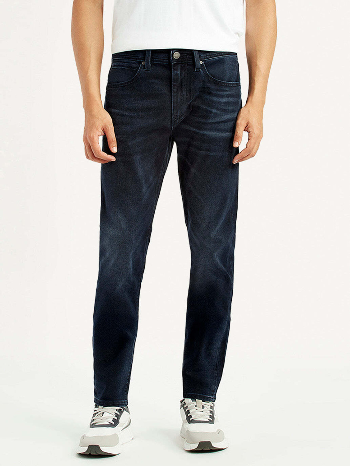 Image of LEVI'S Tapered Fit Men Dark Blue Jeans
