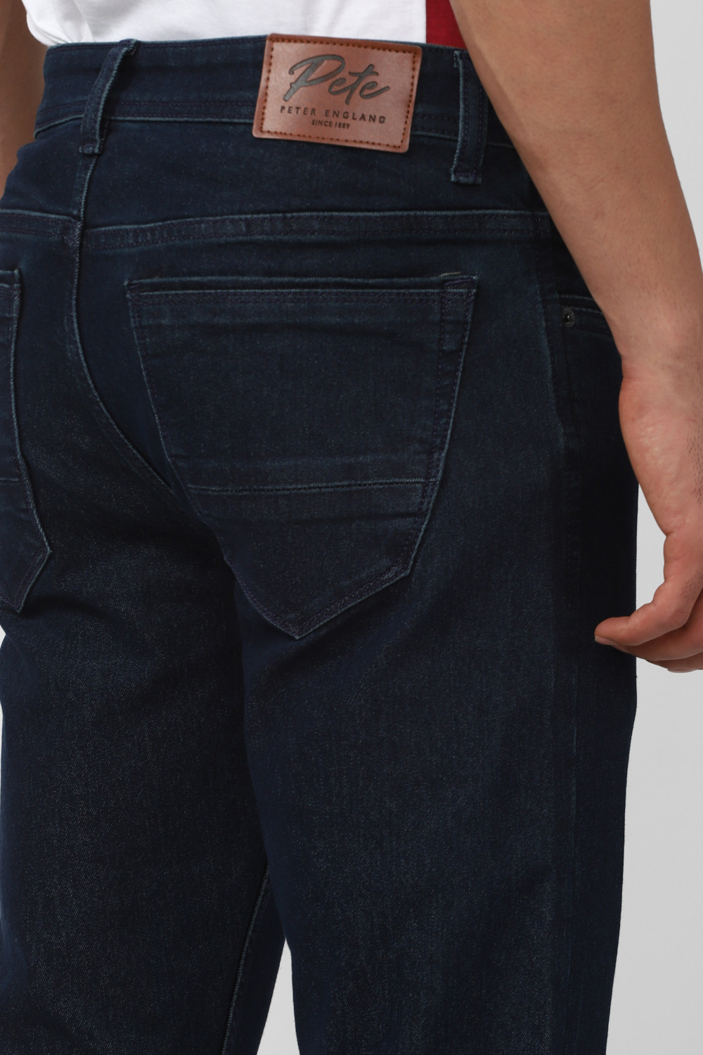 Image of PETER ENGLAND Slim Men Dark Blue Jeans