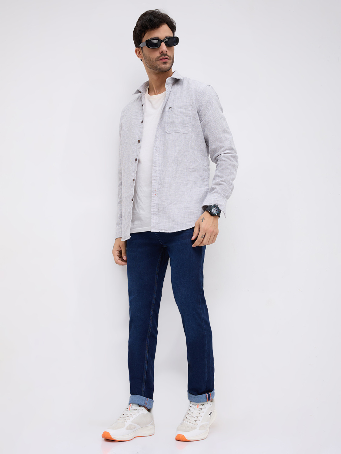 Image of KILLER Slim Men Dark Blue Jeans