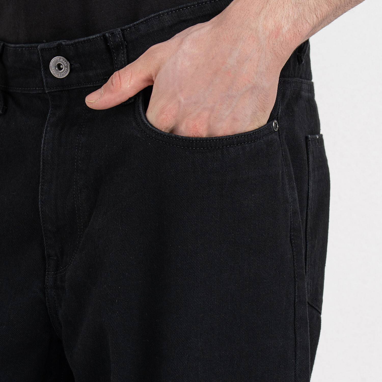 RED TAPE Loose Fit Men Black Jeans - Image 5