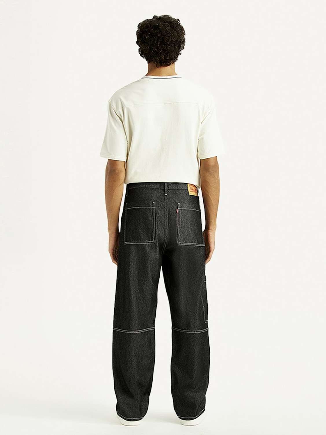 Image of LEVI'S 568 Straight Fit Men Black Jeans