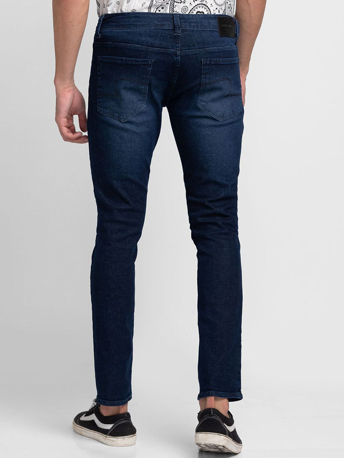 Image of Spykar Slim Men Blue Jeans