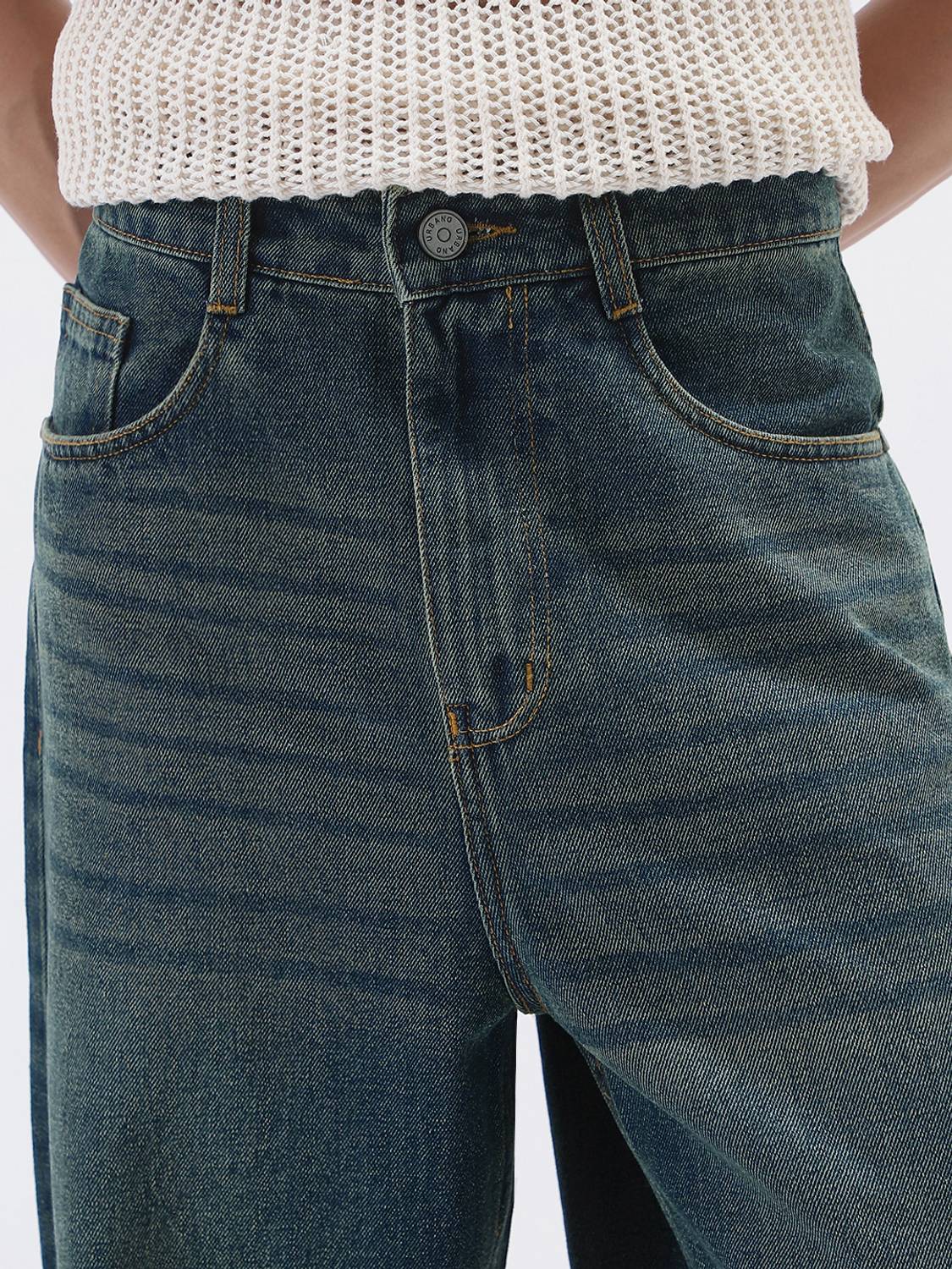 Urbano Fashion Loose Fit Men Blue Jeans - Image 5