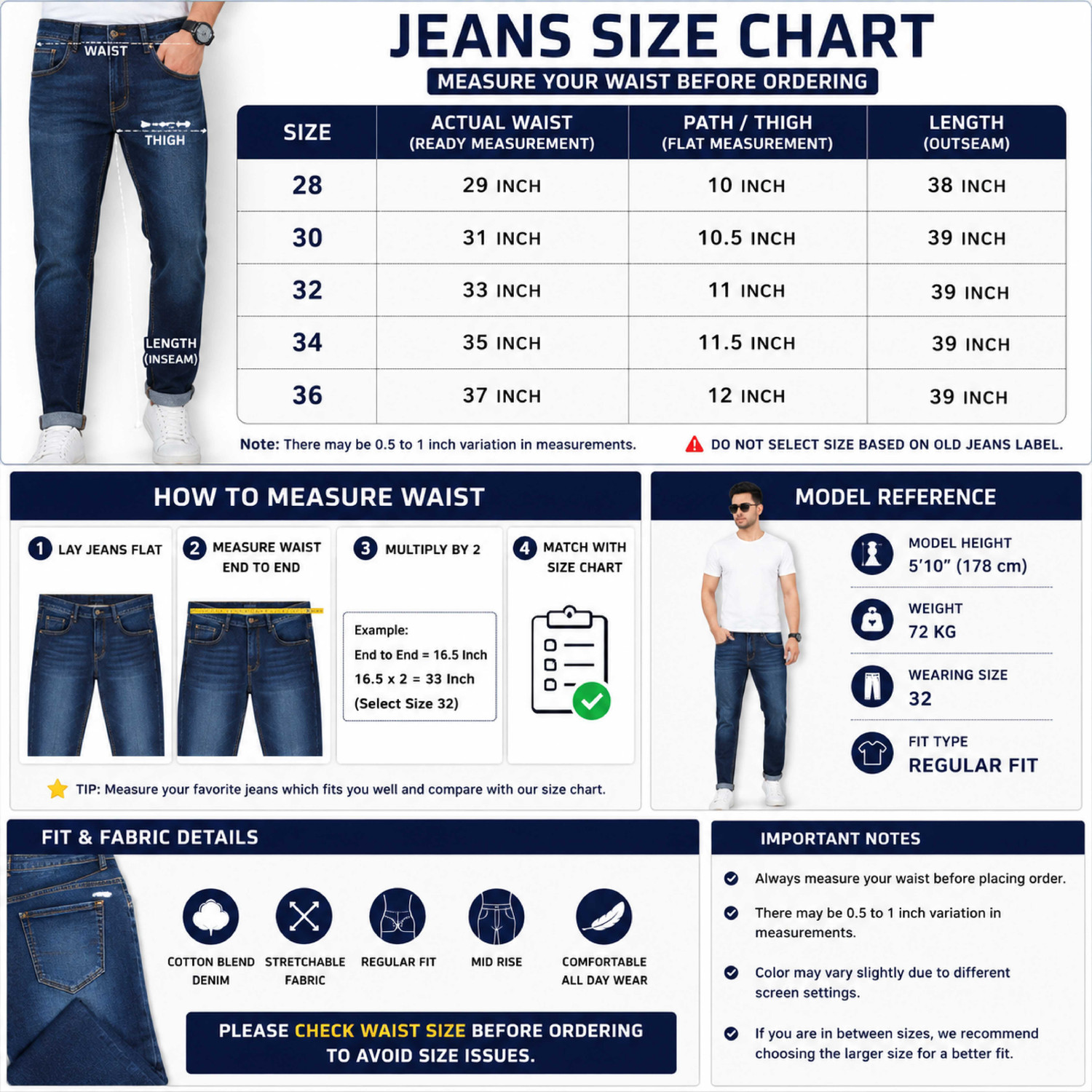 Image of foustreeg Skinny Men Dark Blue Jeans