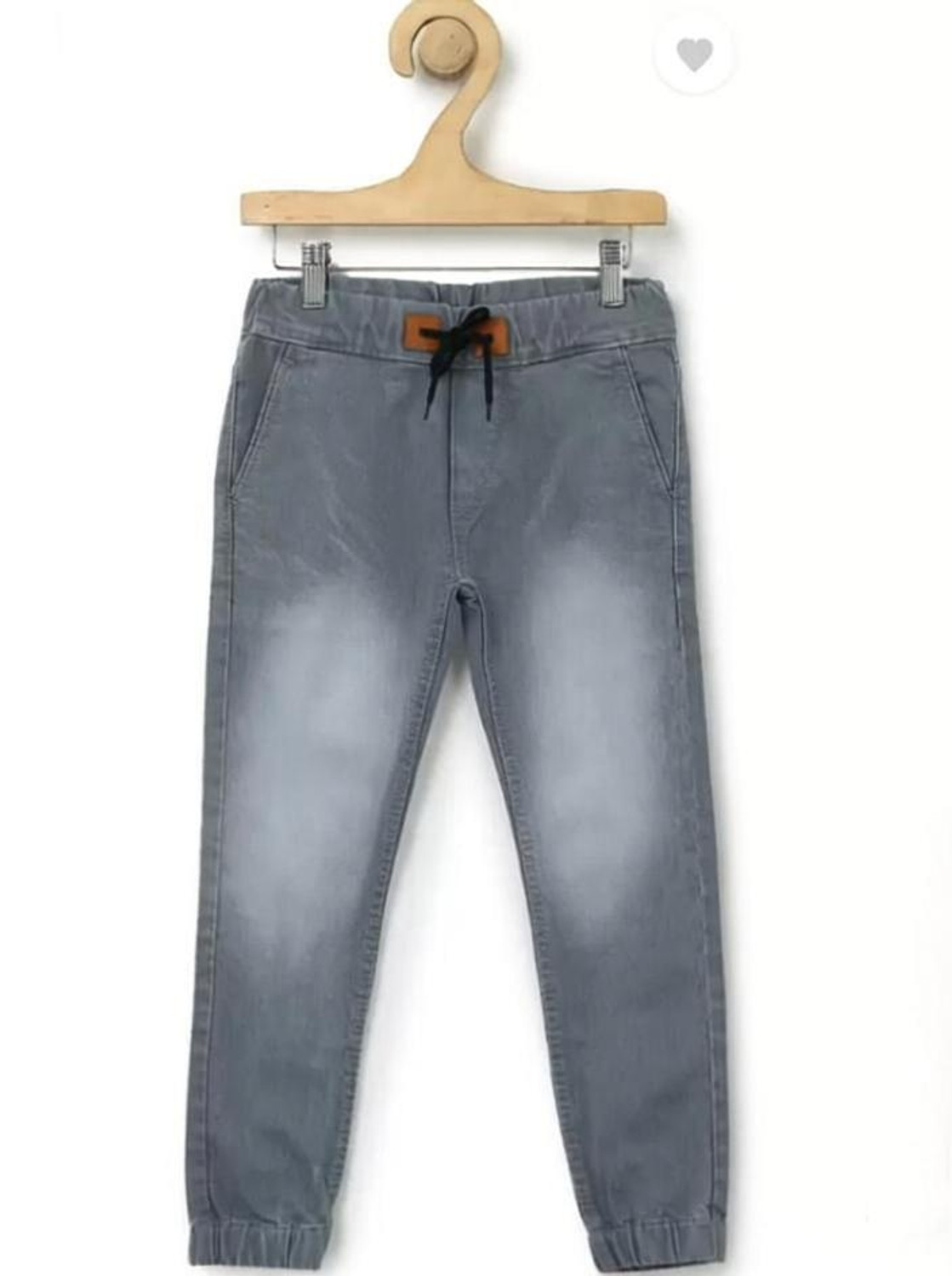 Image of Creatywitty Jogger Fit Men Grey Jeans
