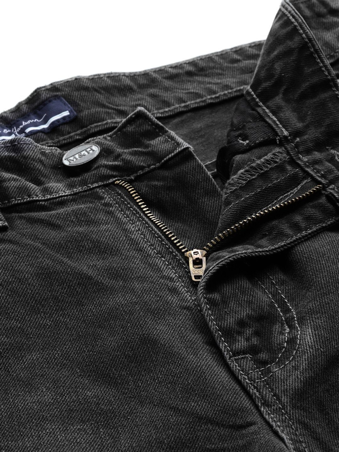 Image of Mast & Harbour Regular Men Black Jeans