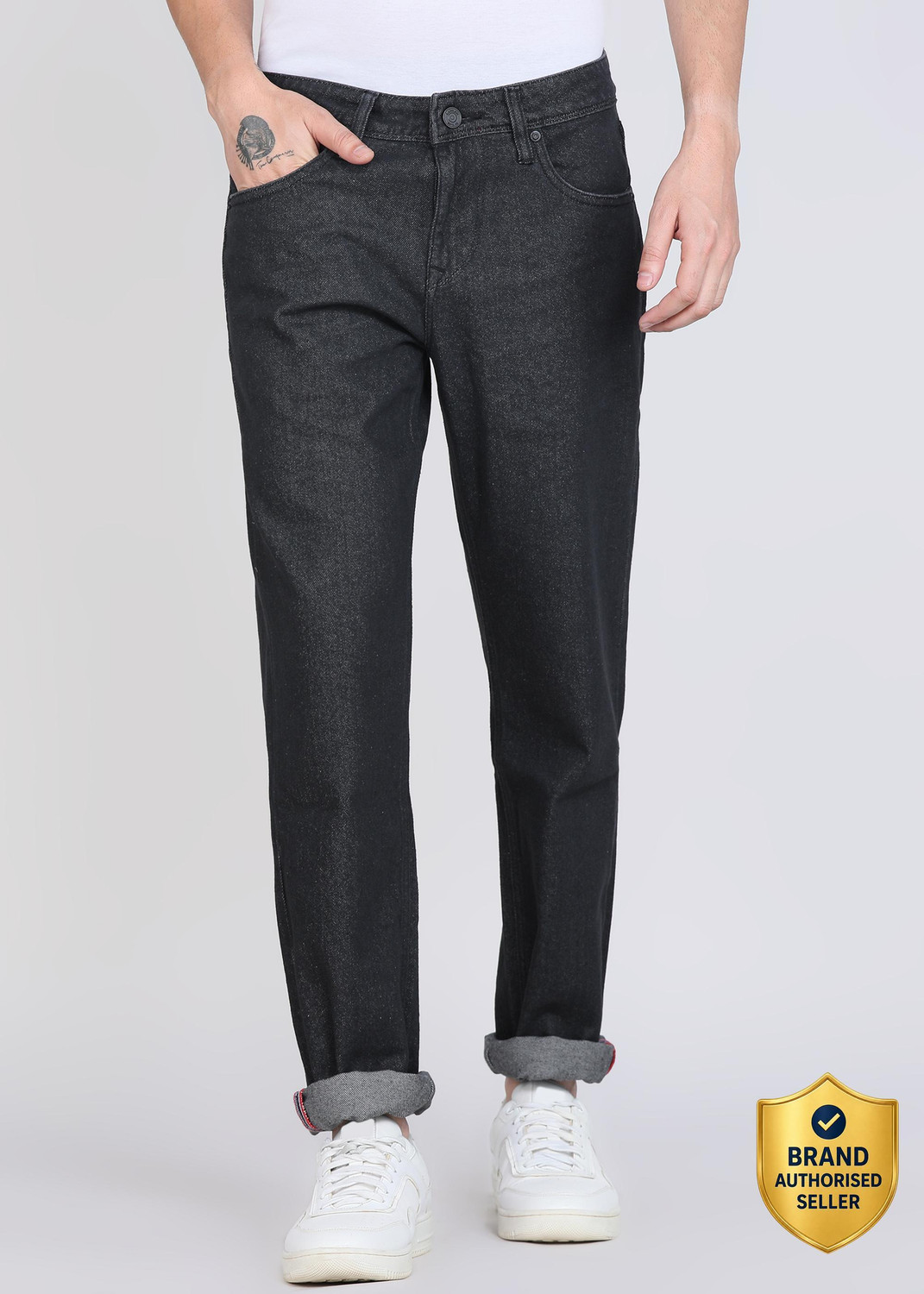Image of LAWMAN Slim Men Black Jeans