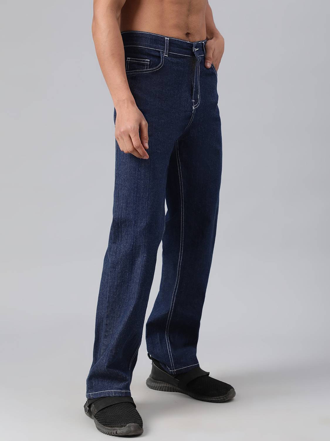 KOTTY Regular Men Dark Blue Jeans - Image 3
