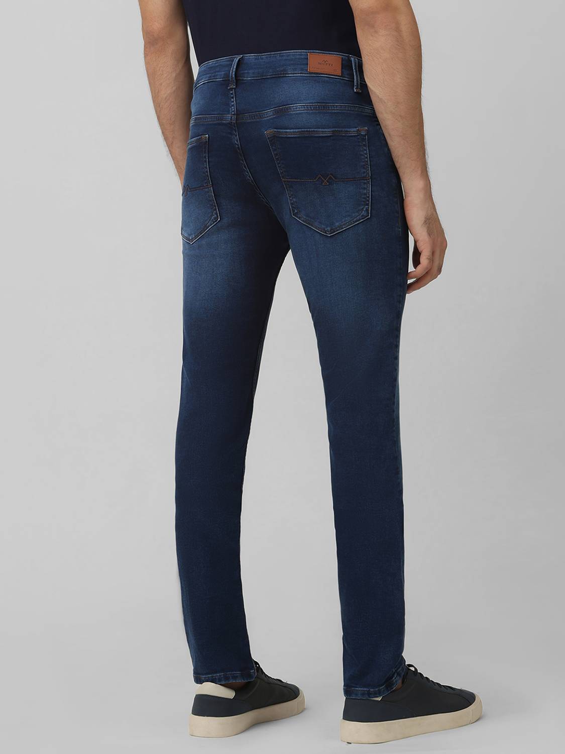 MUFTI Slim Men Dark Blue Jeans - Image 3