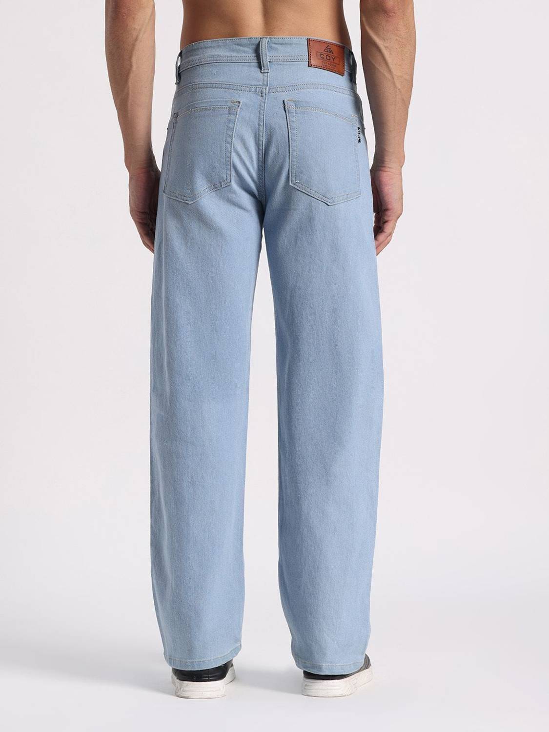 HANGERHOOD Straight Fit Men Blue Jeans - Image 2