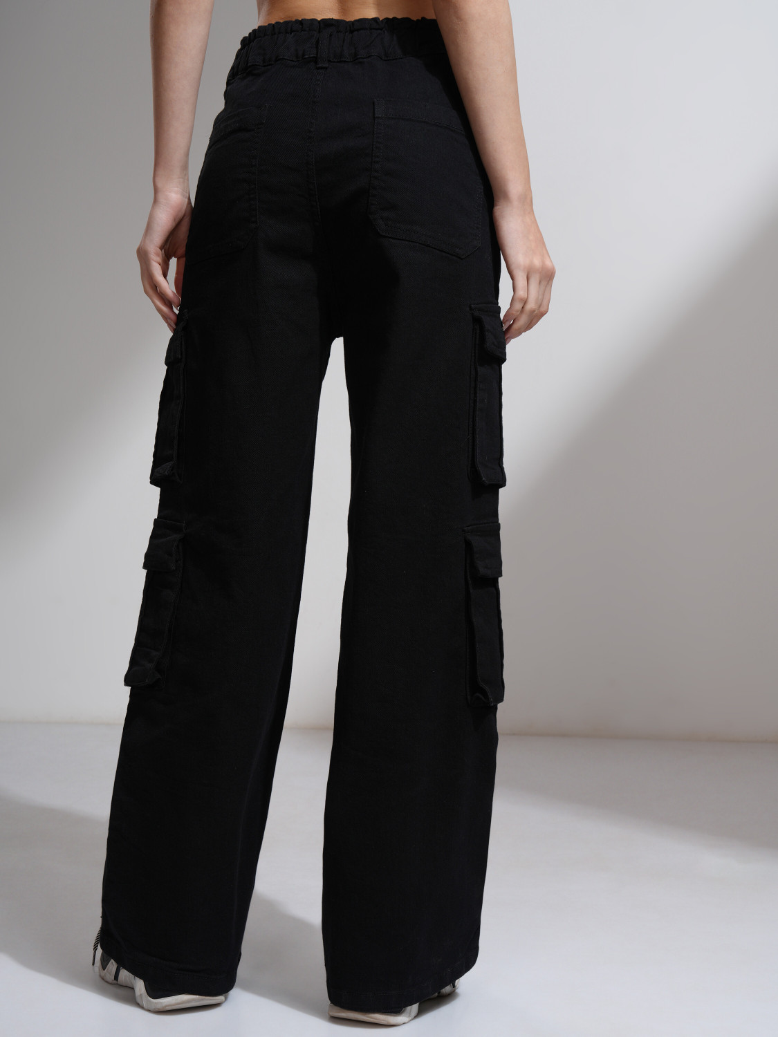 Image of Tokyo Talkies Straight Fit Women Black Jeans