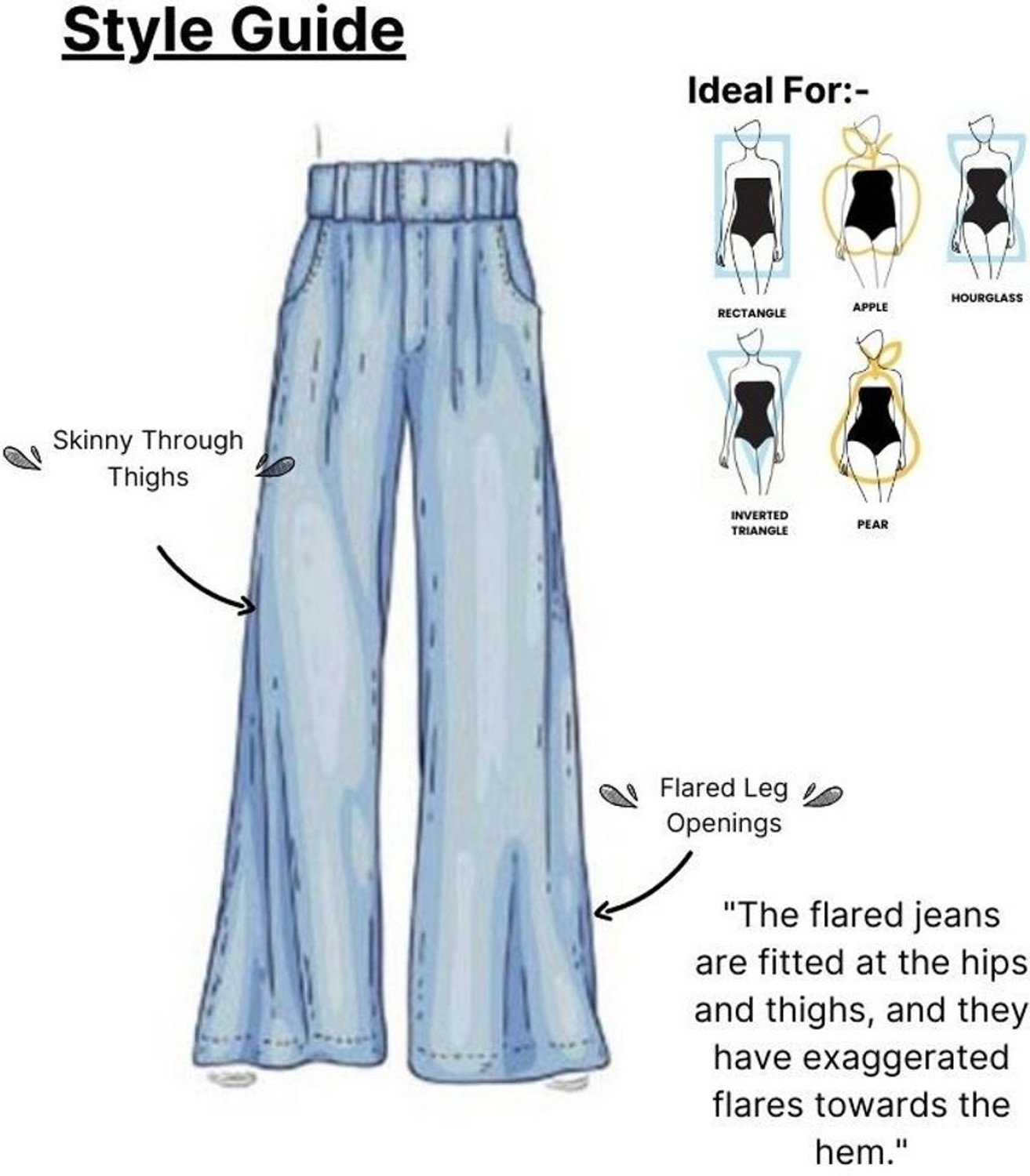 Image of Tokyo Talkies Flared Women White Jeans