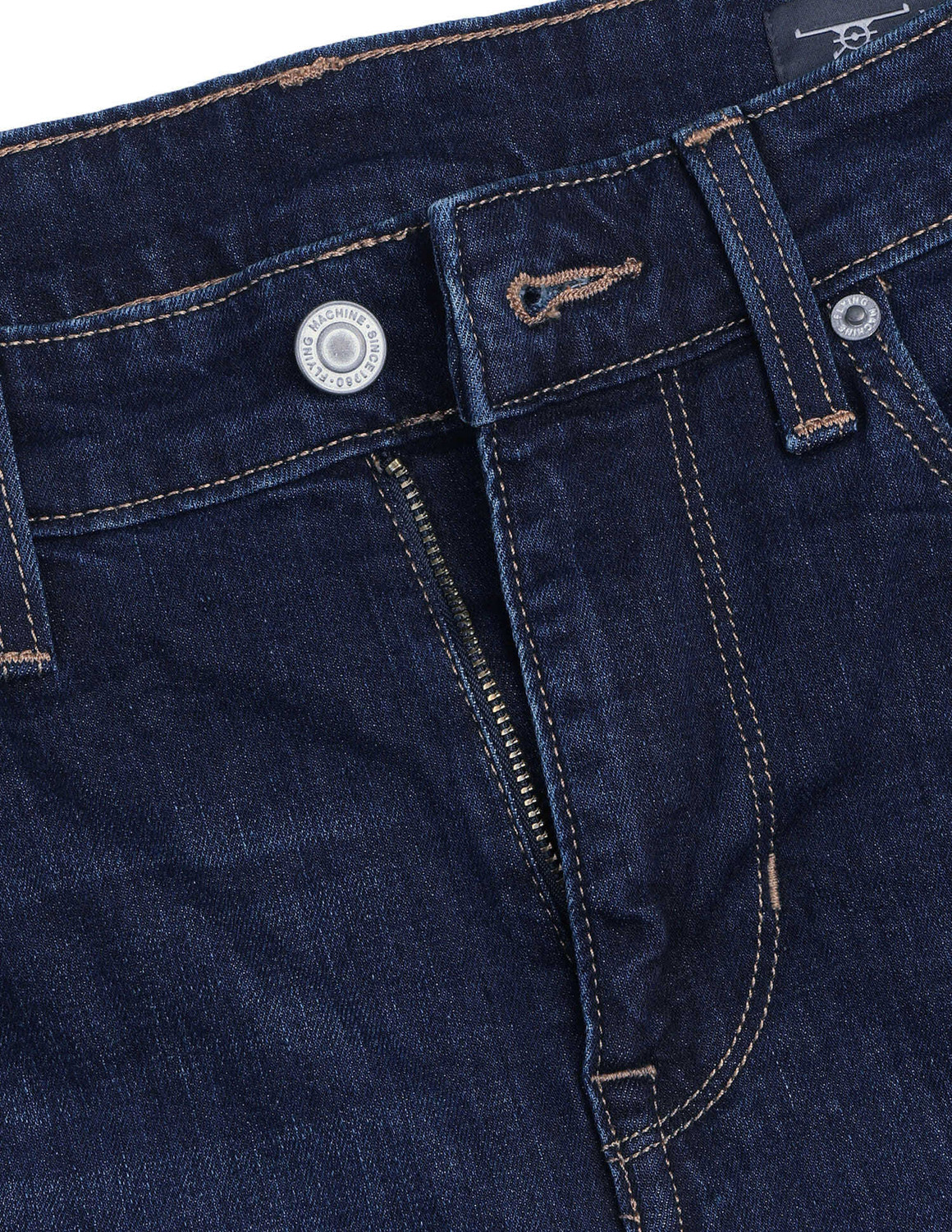 Image of FLYING MACHINE Slim Men Blue Jeans