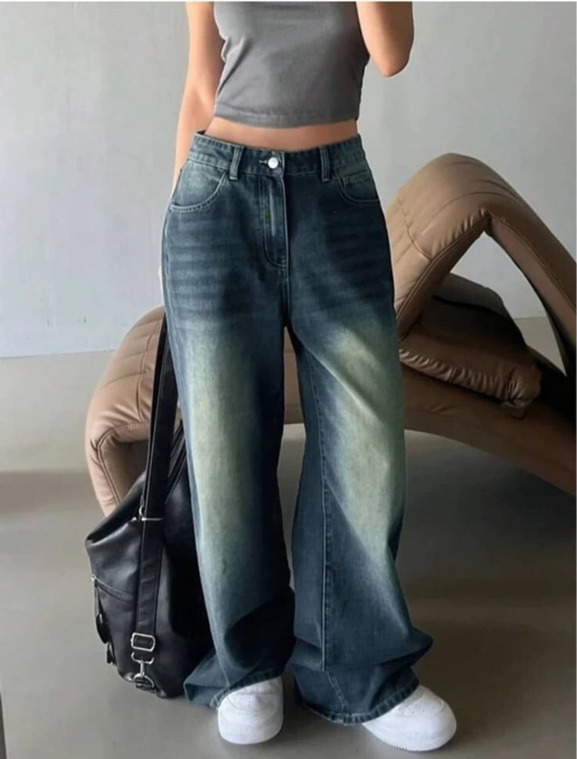 Image of TRAPERS Relaxed Fit Women Green Jeans