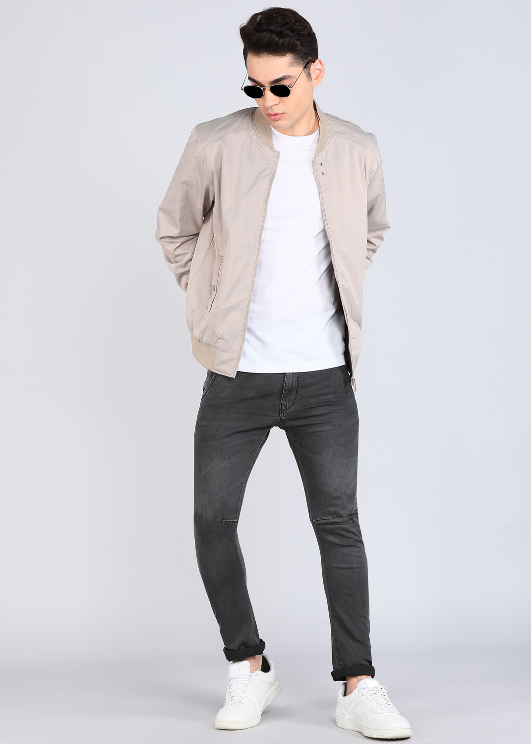 Image of PETER ENGLAND Men Grey Jeans