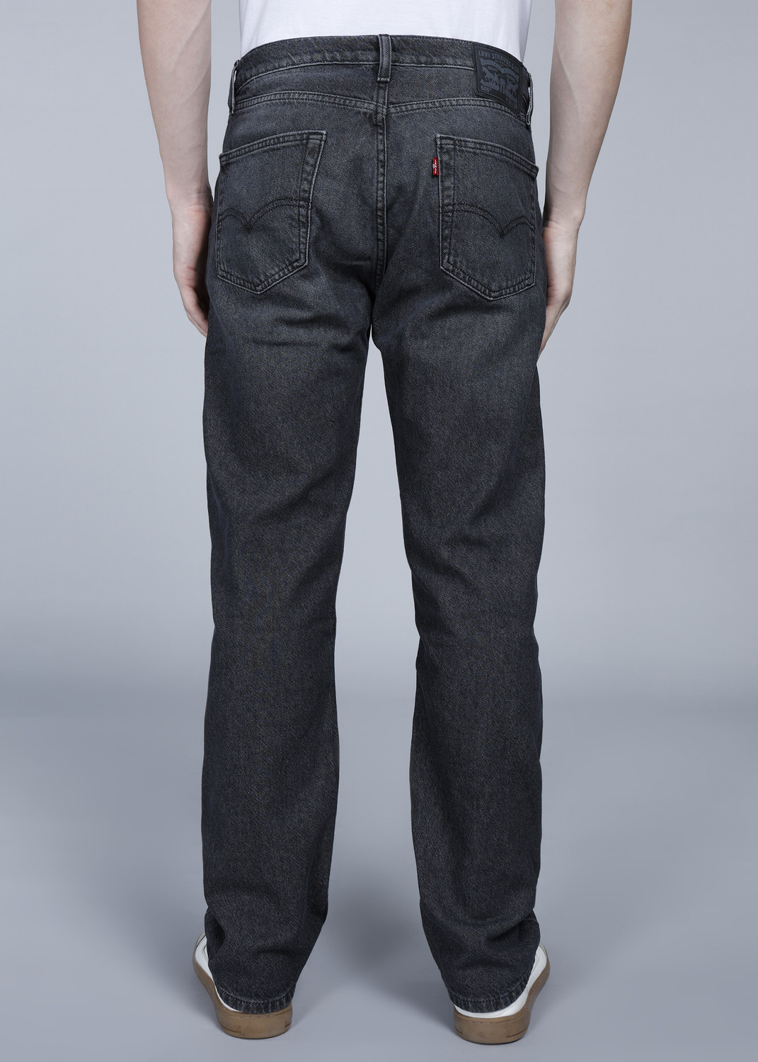 Image of LEVI'S Straight Fit Men Black Jeans