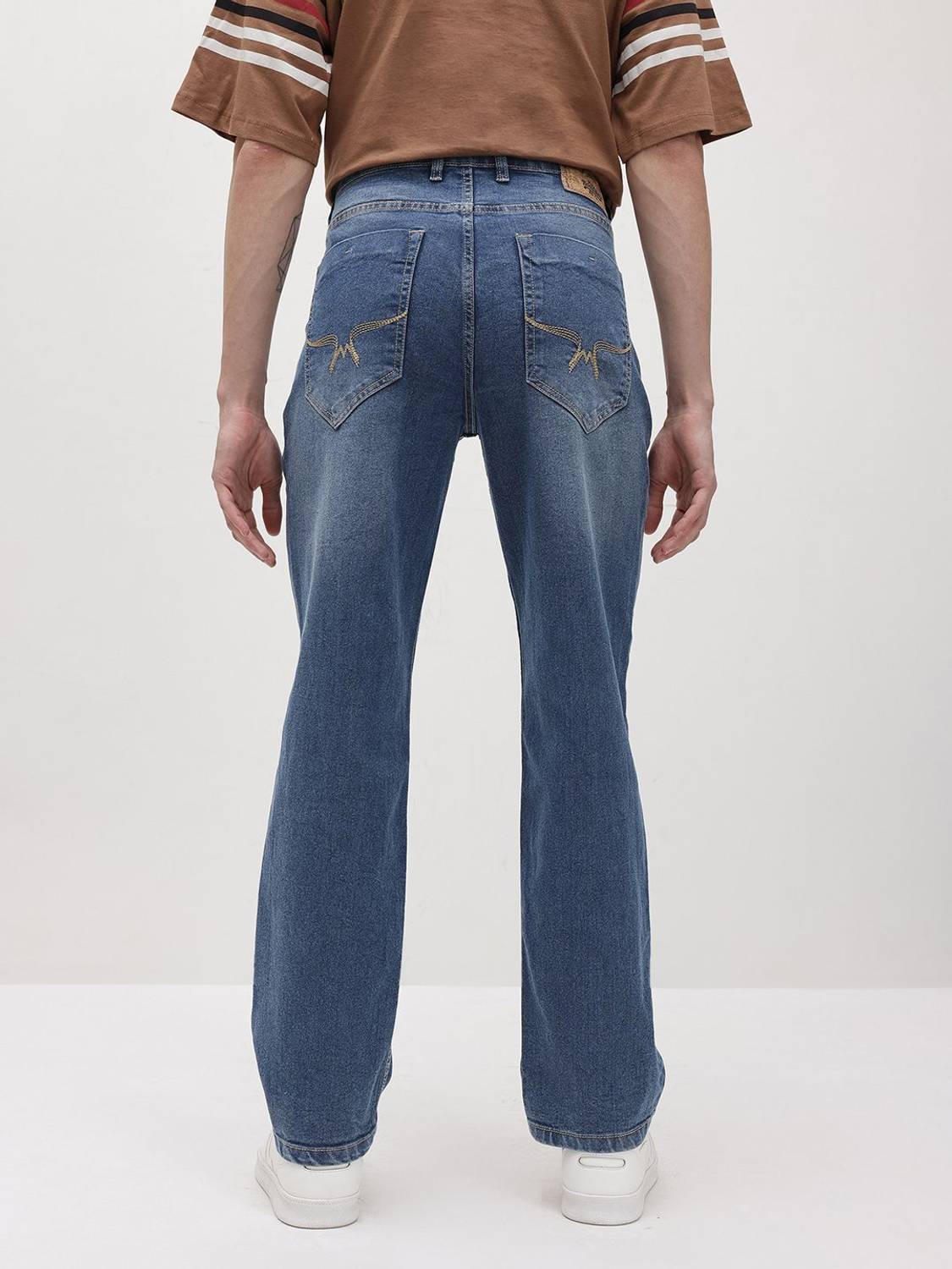 Roadster Straight Fit Dark Blue Jeans - Image 5